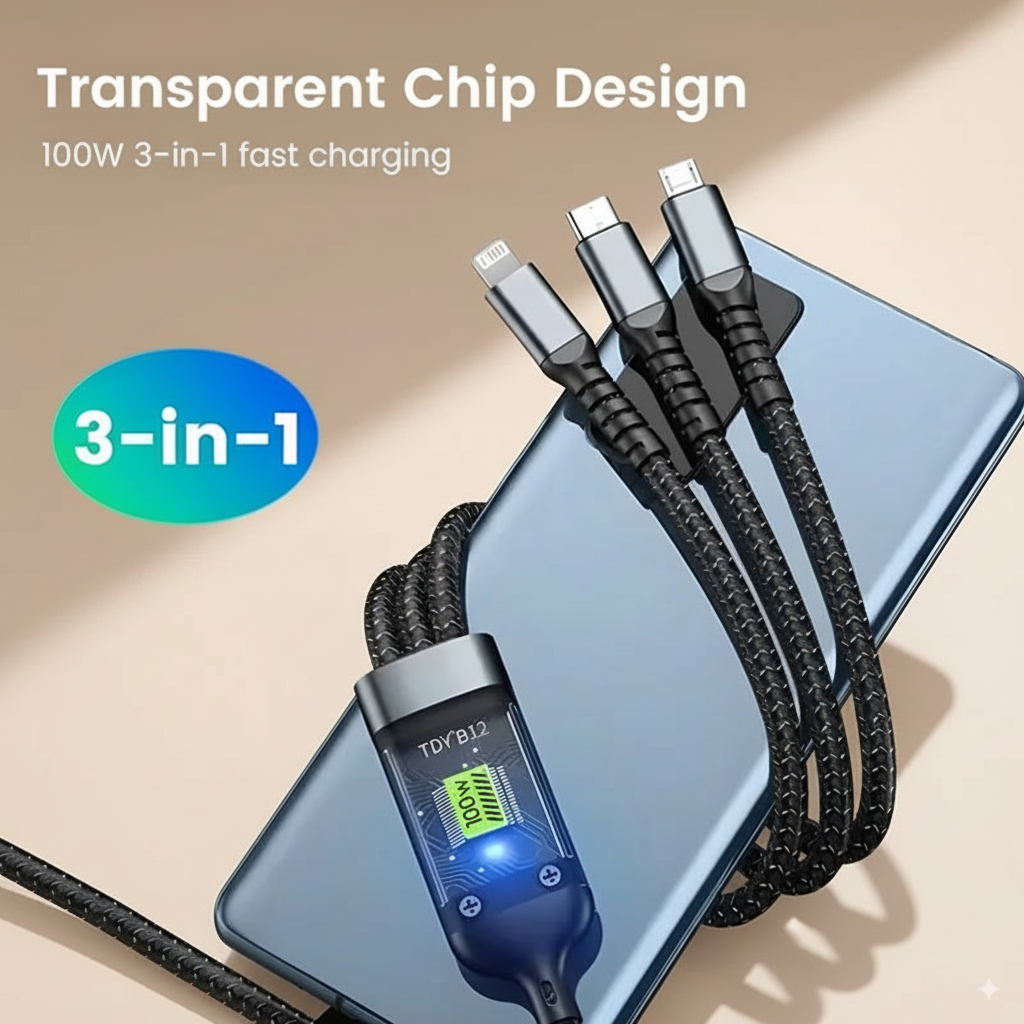 UniCharge Nylon 100W 3-in-1